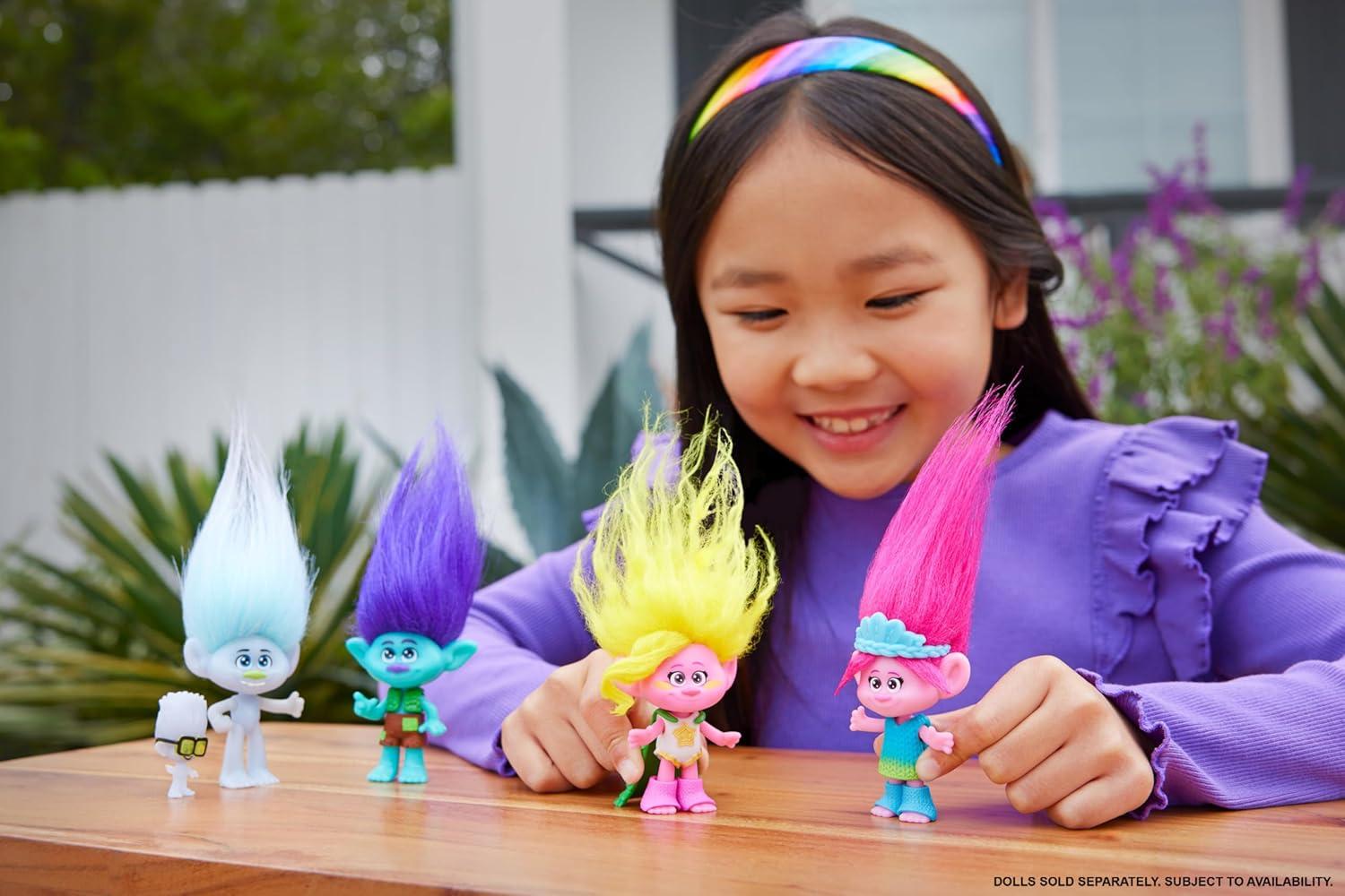 imageMattel DreamWorks Trolls Band Together Viva Small Doll with Removable Outfit ampamp Plush Hair Toys Inspired by The MoviePoppy