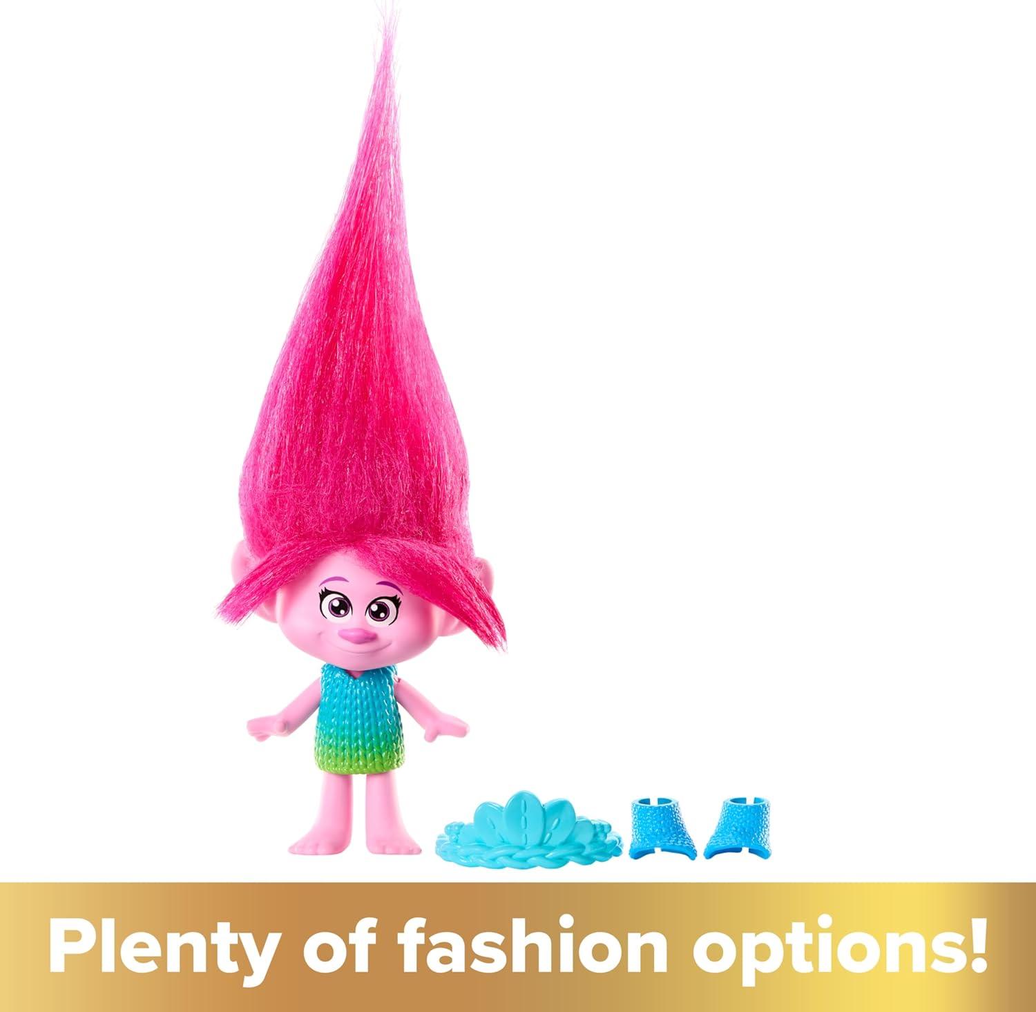 imageMattel DreamWorks Trolls Band Together Viva Small Doll with Removable Outfit ampamp Plush Hair Toys Inspired by The MoviePoppy