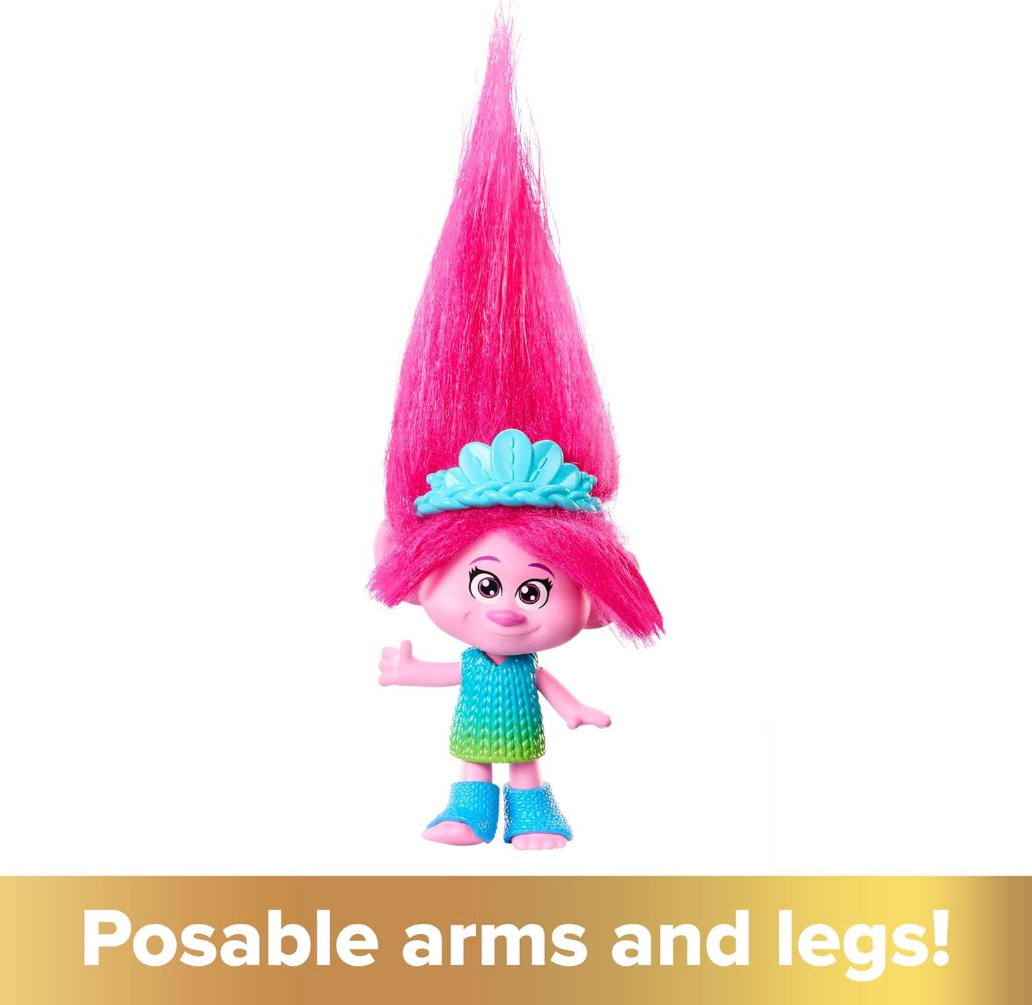 imageMattel DreamWorks Trolls Band Together Viva Small Doll with Removable Outfit ampamp Plush Hair Toys Inspired by The MoviePoppy