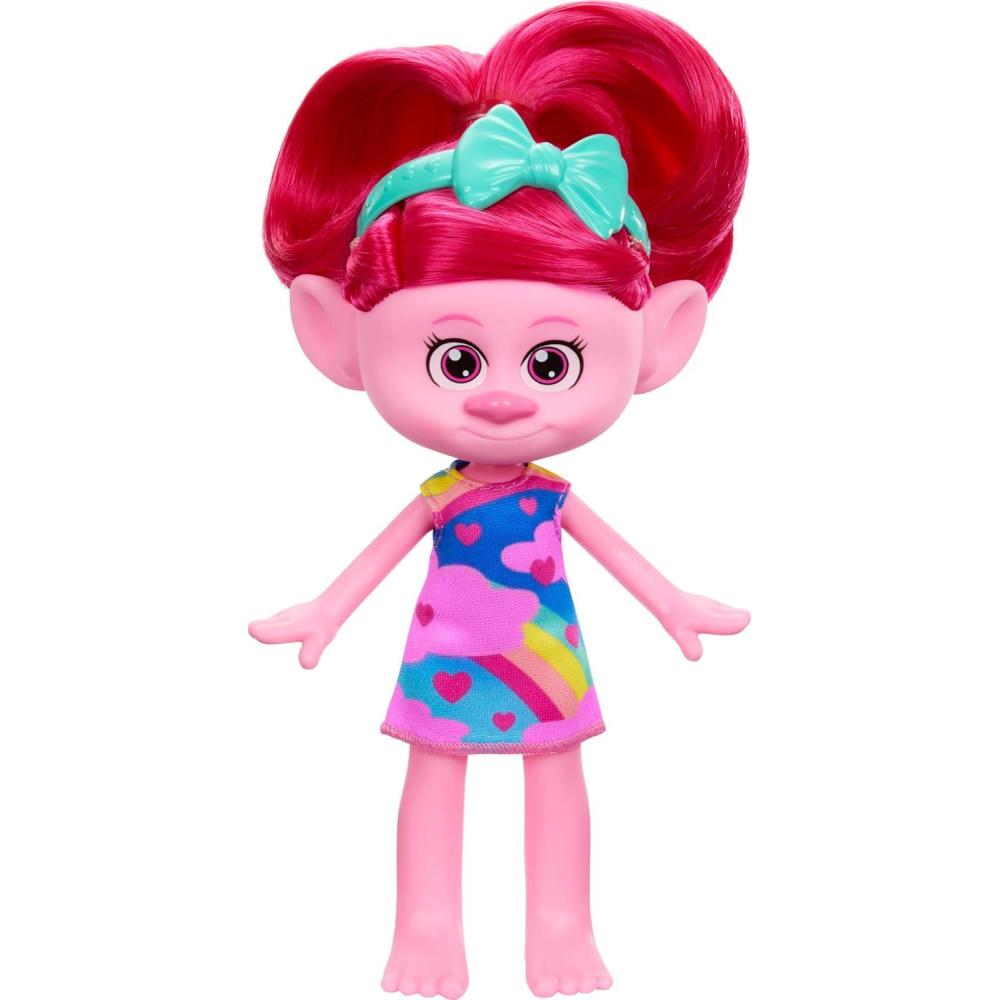 imageMattel DreamWorks Trolls Fun Fair Surprise Trendsettin Queen Poppy Fashion Doll with Vibrant Hair ampamp Accessory Toys Inspired by The YouTube Series