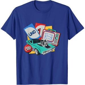 Mattel 80th – Back in the Day T-Shirt(Royal Blue)