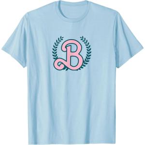 Mattel 80th – Barbie Badge T-Shirt(Baby Blue)