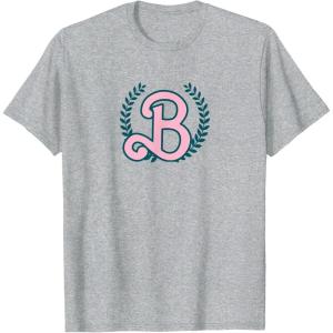Mattel 80th – Barbie Badge T-Shirt(Heather Grey)
