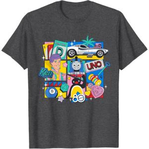 Mattel 80th – Bringing Us Together T-Shirt(Dark Heather Grey)