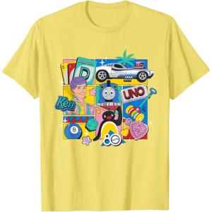 Mattel 80th – Bringing Us Together T-Shirt(Lemon Yellow)