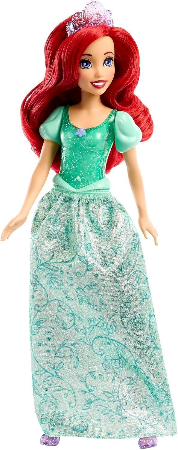 imageMattel Disney Princess Cinderella Doll in Sparkling Fashion with Removable Skirt Headband and Shoes Posable ampamp Collectible Inspired by MovieAriel