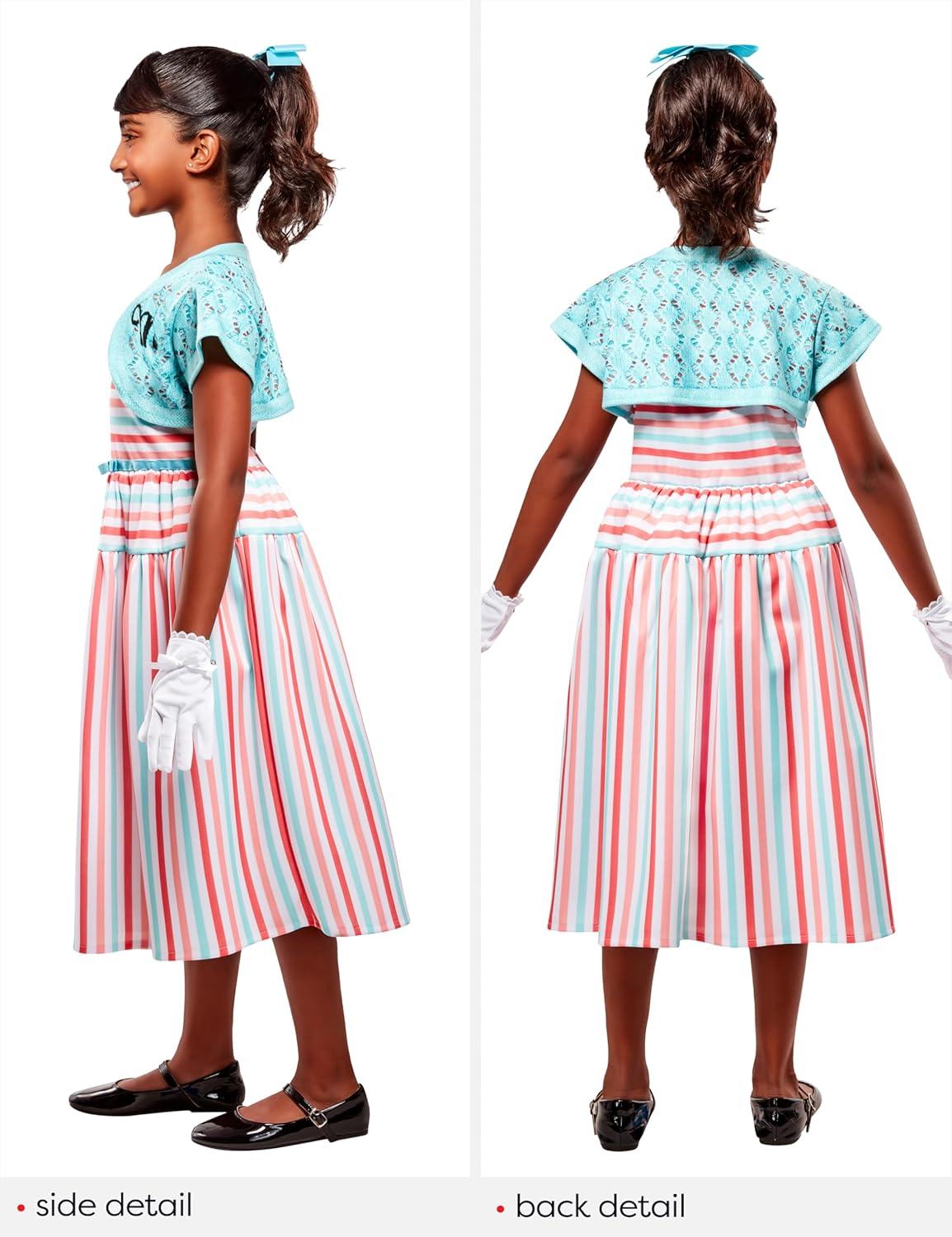 imageRubies American Girl Maryellen Larkin Girls Costume Dress with Shrug Set
