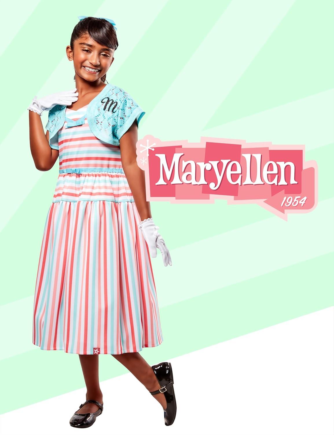 imageRubies American Girl Maryellen Larkin Girls Costume Dress with Shrug Set