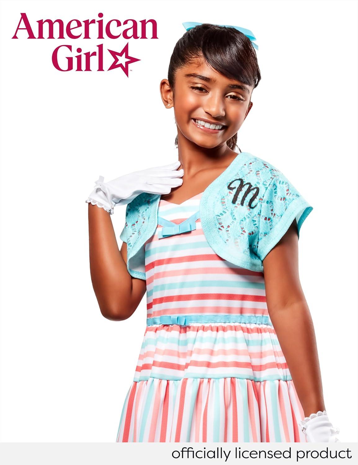 imageRubies American Girl Maryellen Larkin Girls Costume Dress with Shrug Set