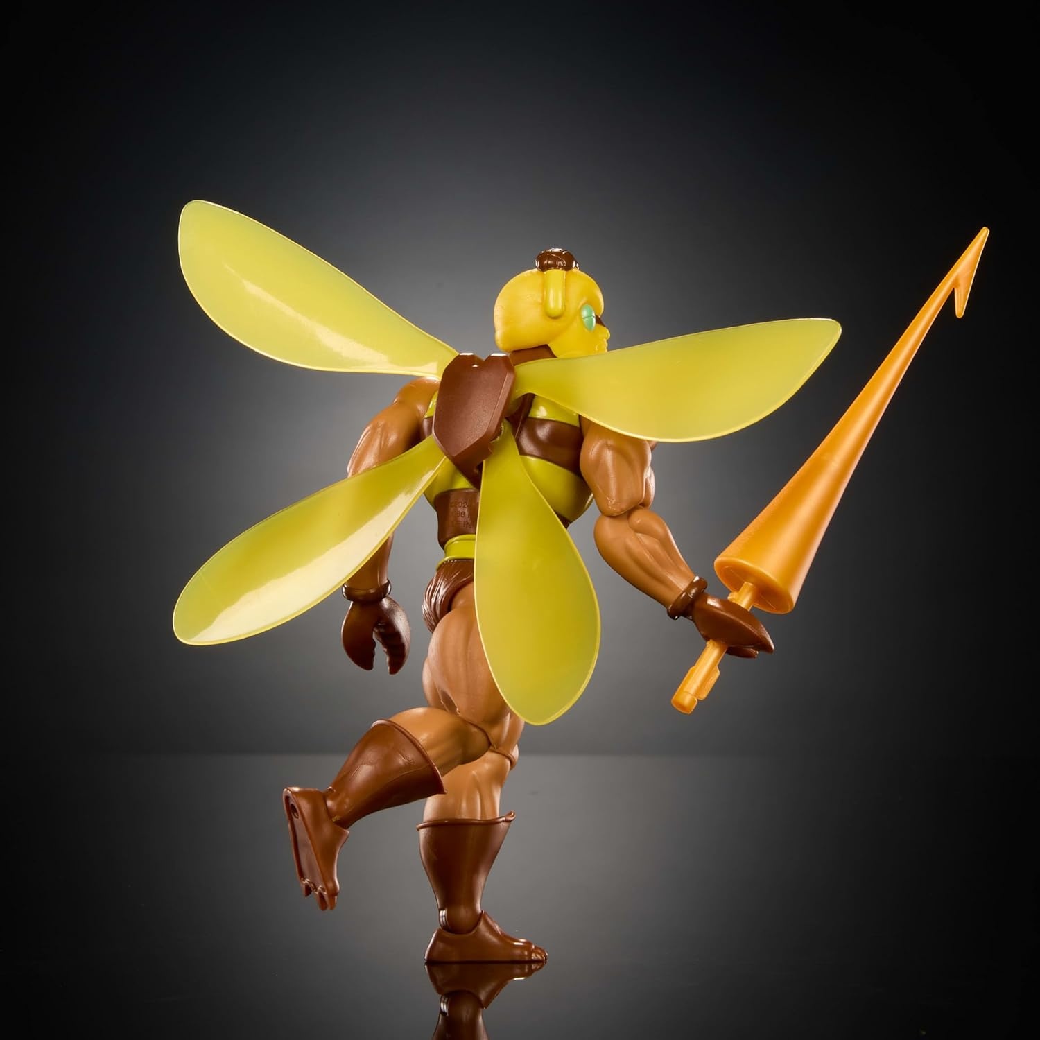 imageMasters of the Universe Origins Action Figure BuzzOff Cartoon Collection 55inch 1980s TV Bee Leader Winged amp Goggled with JavelinBuzzoff