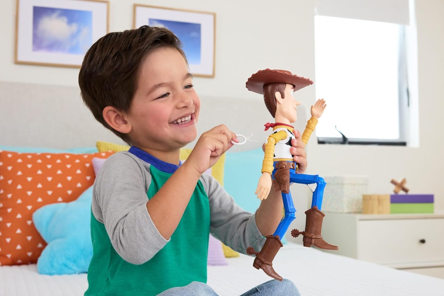 imageMattel Disney and Pixar Toy Story 5 Running Woody 12 Inch Action Figure with 50 Plus Movie Phrases and Sounds MovieAccurateRealistic