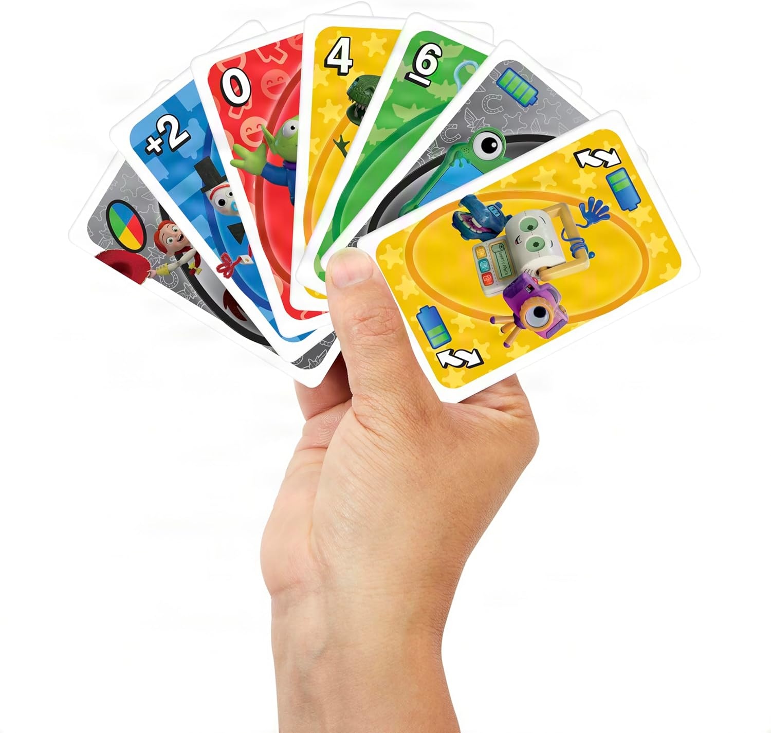 imageMattel Games UNO Disney and Pixar Toy Story 5 Card Game with MovieInspired Deck for Kid amp Family Nights Parties Travel amp Camping