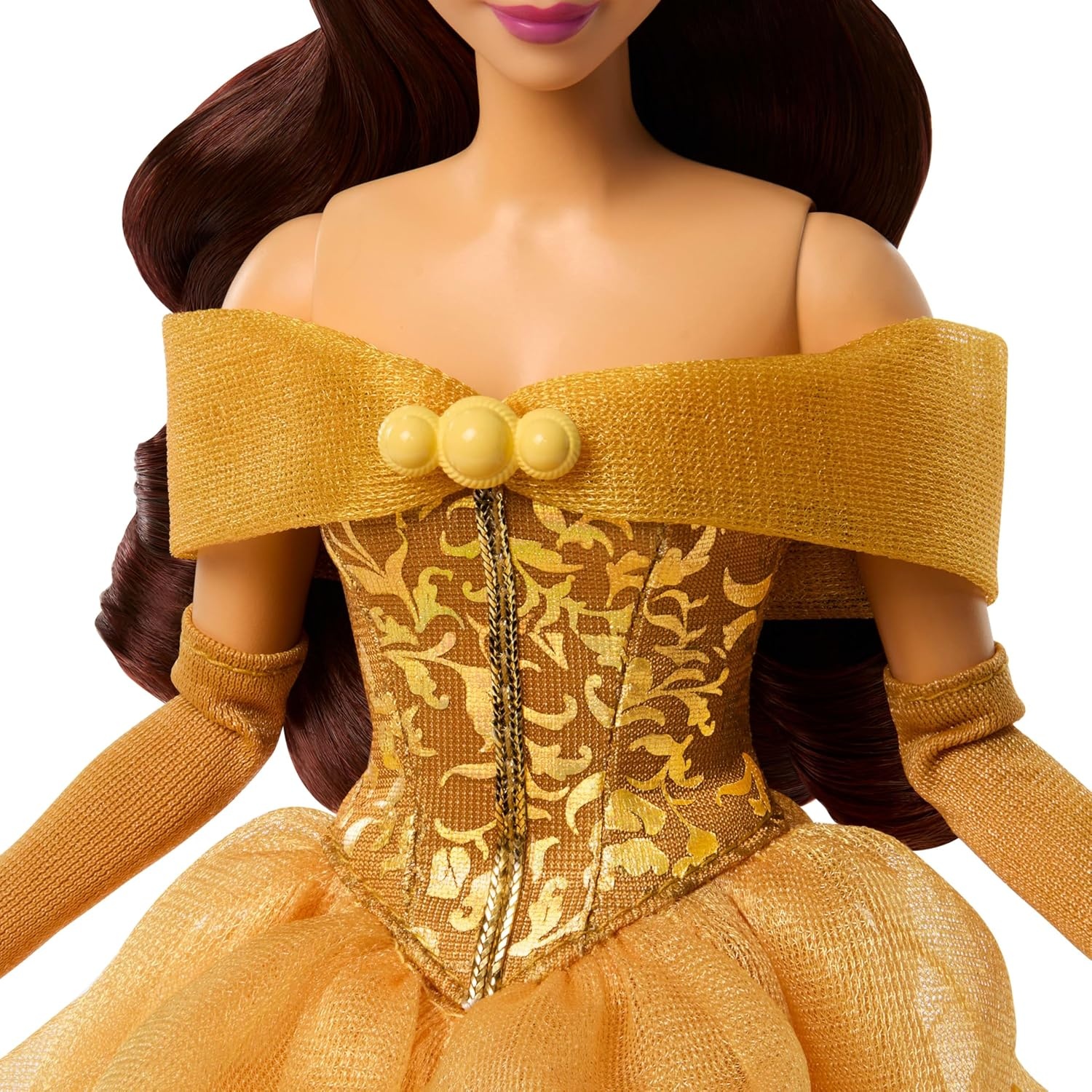 image:imageMattel Disney Princess Belle Sparkling Princess Fashion Doll amp Accessories wRemovable Dress Shoes amp Earrings Inspired by Beauty amp the Beast Movie