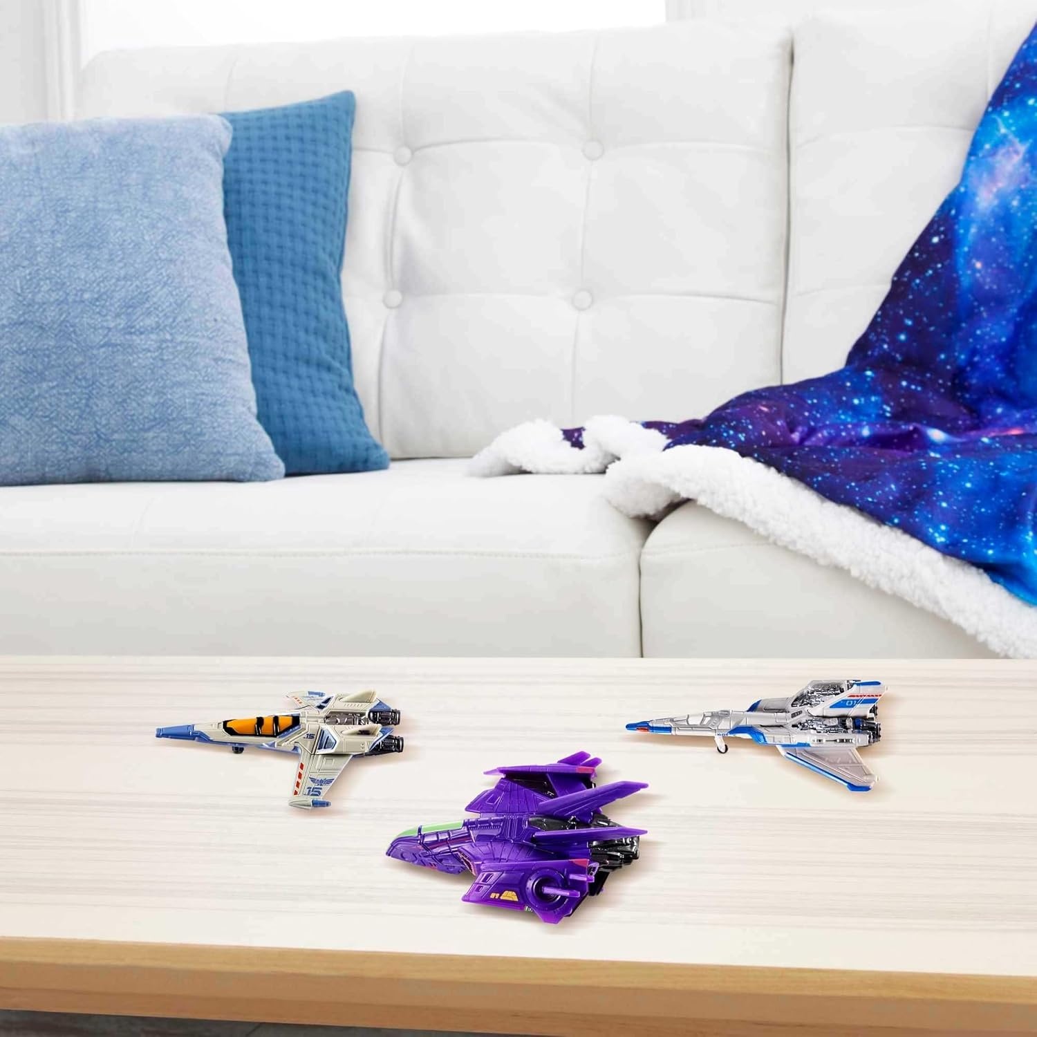 image:imageHot Wheels Disney Pixar Lightyear Fleet Starship Set of 3 DieCast Ships from The Movie XL15 XL1 amp Zurg Fightership