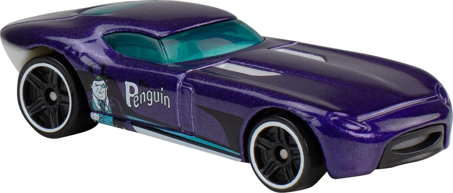 image:imageHot Wheels Toy Cars Batman 5Pack Set of 5 164 Scale DieCast Silver Series SuperVillain Vehicles with Enhanced Deco Execution amp Authentic Details Amazon Exclusive5Pack