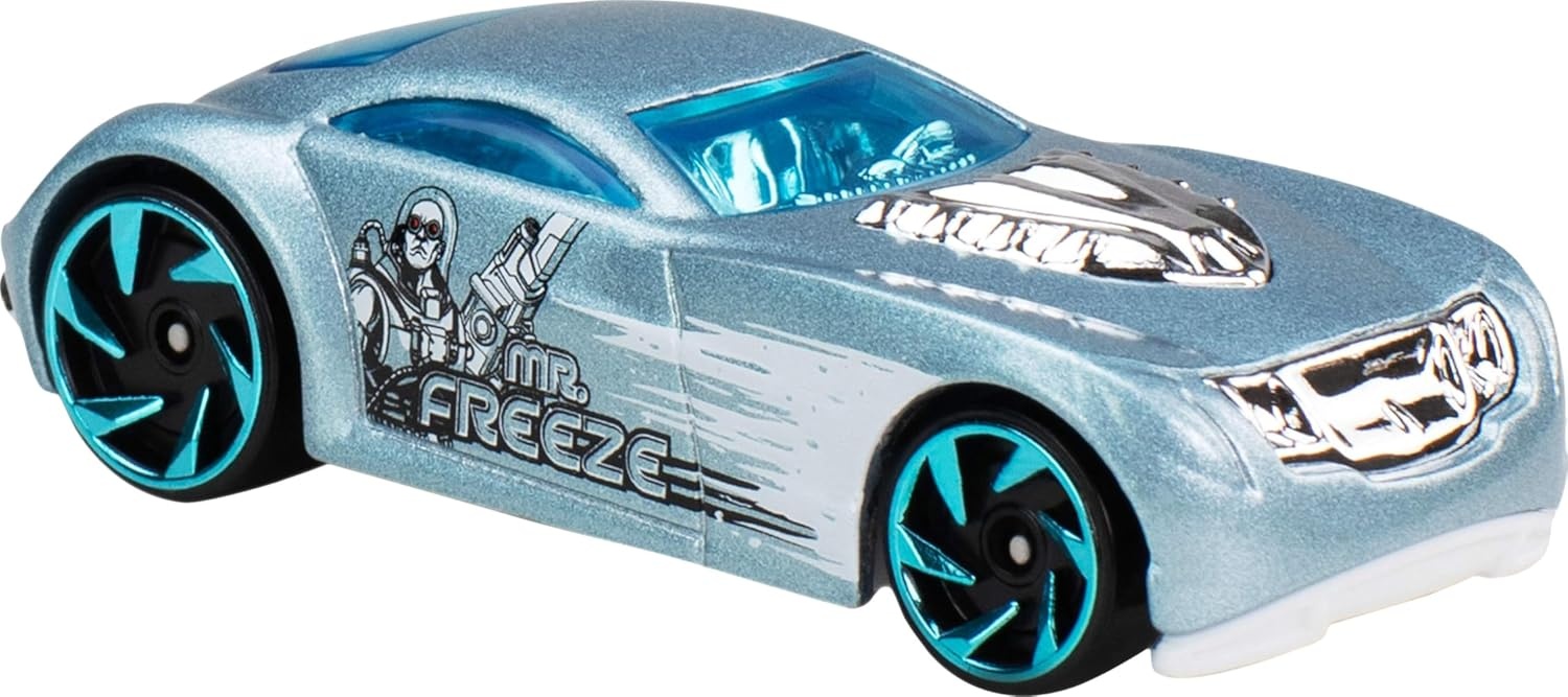 image:imageHot Wheels Toy Cars Batman 5Pack Set of 5 164 Scale DieCast Silver Series SuperVillain Vehicles with Enhanced Deco Execution amp Authentic Details Amazon Exclusive5Pack