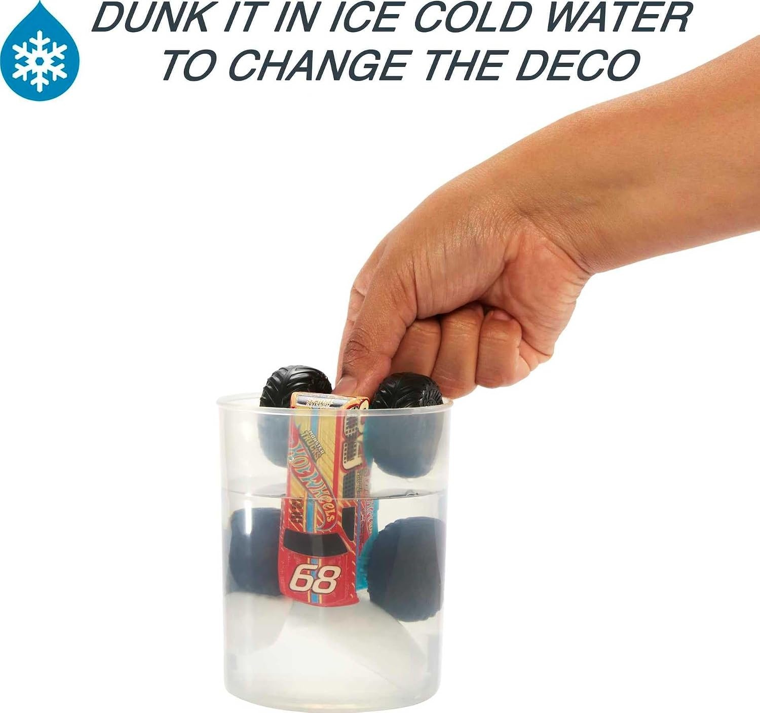 image:imageHot Wheels Toy Monster Trucks Color Reveal 164 Scale Vehicle with ClipOn Water Tank Dunk in Water for Surprise Styles May VarySingle Pack