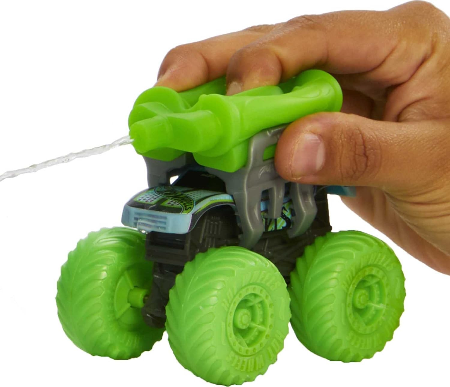image:imageHot Wheels Toy Monster Trucks Color Reveal 164 Scale Vehicle with ClipOn Water Tank Dunk in Water for Surprise Styles May VaryTwo Pack