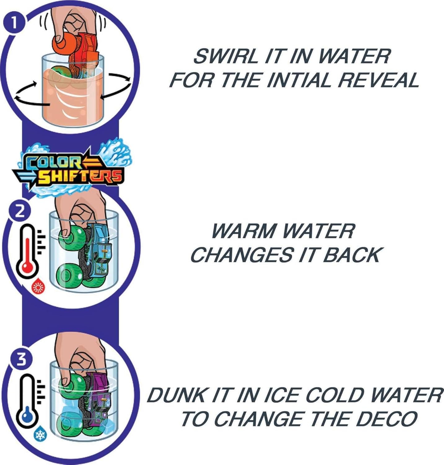 image:imageHot Wheels Toy Monster Trucks Color Reveal 164 Scale Vehicle with ClipOn Water Tank Dunk in Water for Surprise Styles May VaryTwo Pack