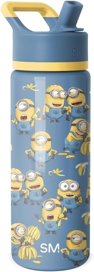 image:imageSimple Modern Hot Wheels Kids Water Bottle with Straw Lid 14oz Insulated Stainless Steel Kids Tumbler amp Spill Proof Toddler Cup for School Girls Boys Summit Body ShopMinions Unite