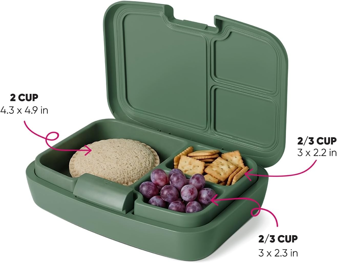 image:imageSimple Modern Mattel Barbie Porter Bento Lunch Box BPA Free LeakResistant Dishwasher Safe Lunch Container for Girls Boys Toddlers Kids 3 Compartments Barbie CheckmateDisney Tropical Stitch