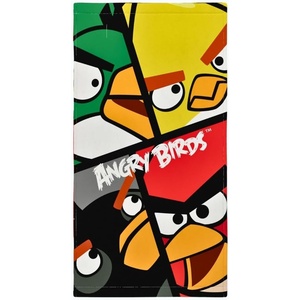 Barbie Movie Black & White Striped Soft Cotton Bath/Pool/Beach Towel, 60 in x 30 in, (100% Officially Licensed Barbie Product) by Franco Collectibles(Angry Birds)