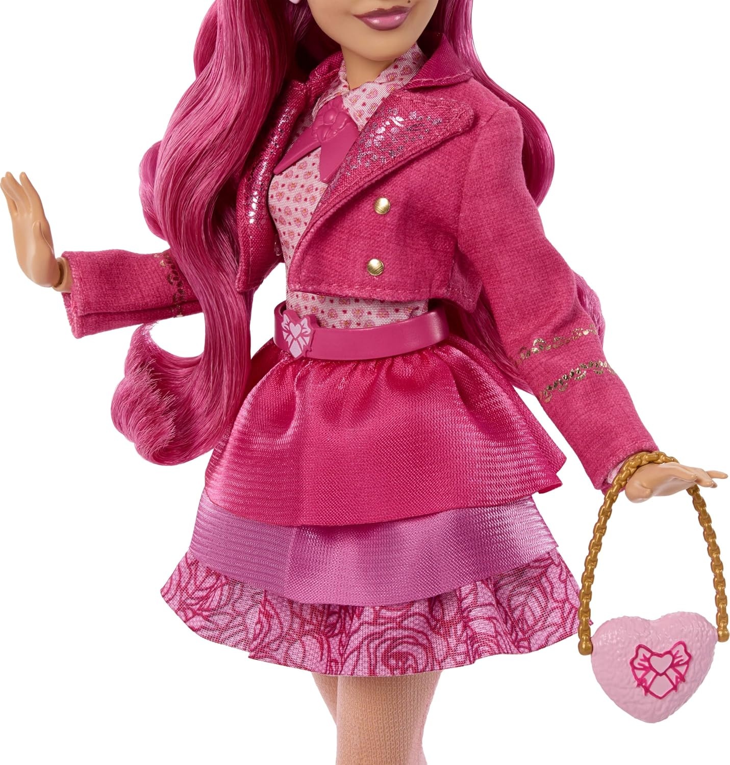 image:imageMattel Disney Descendants Wicked Wonderland Fashion Doll amp Accessory Pink Sister of Red amp Daughter of Queen of Hearts with MovieInspired Clothing