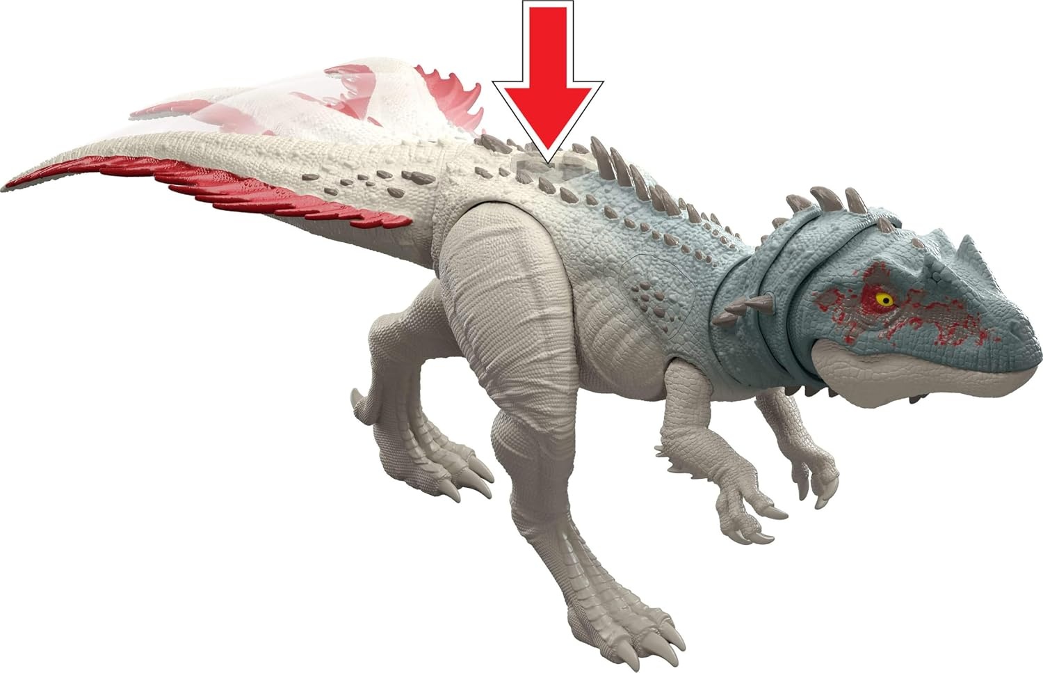 image:imageMattel Jurassic World Dinosaur Figure Toy Gigantic Thrashers Large Torvosaurus with 2 Attack Action amp Evolve Feature Digital PlayTorvosaurus
