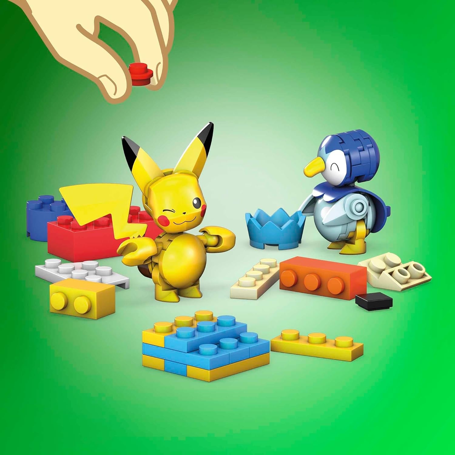 image:imageMEGA Pokmon Building Toys Set Holiday Calendar with 202 Pieces 2 Poseable Characters and Accessories for Kids