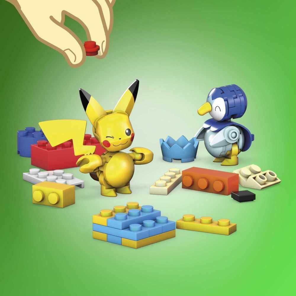 image:imageMEGA Pokmon Building Toys Set Holiday Calendar with 202 Pieces 2 Poseable Characters and Accessories for Kids