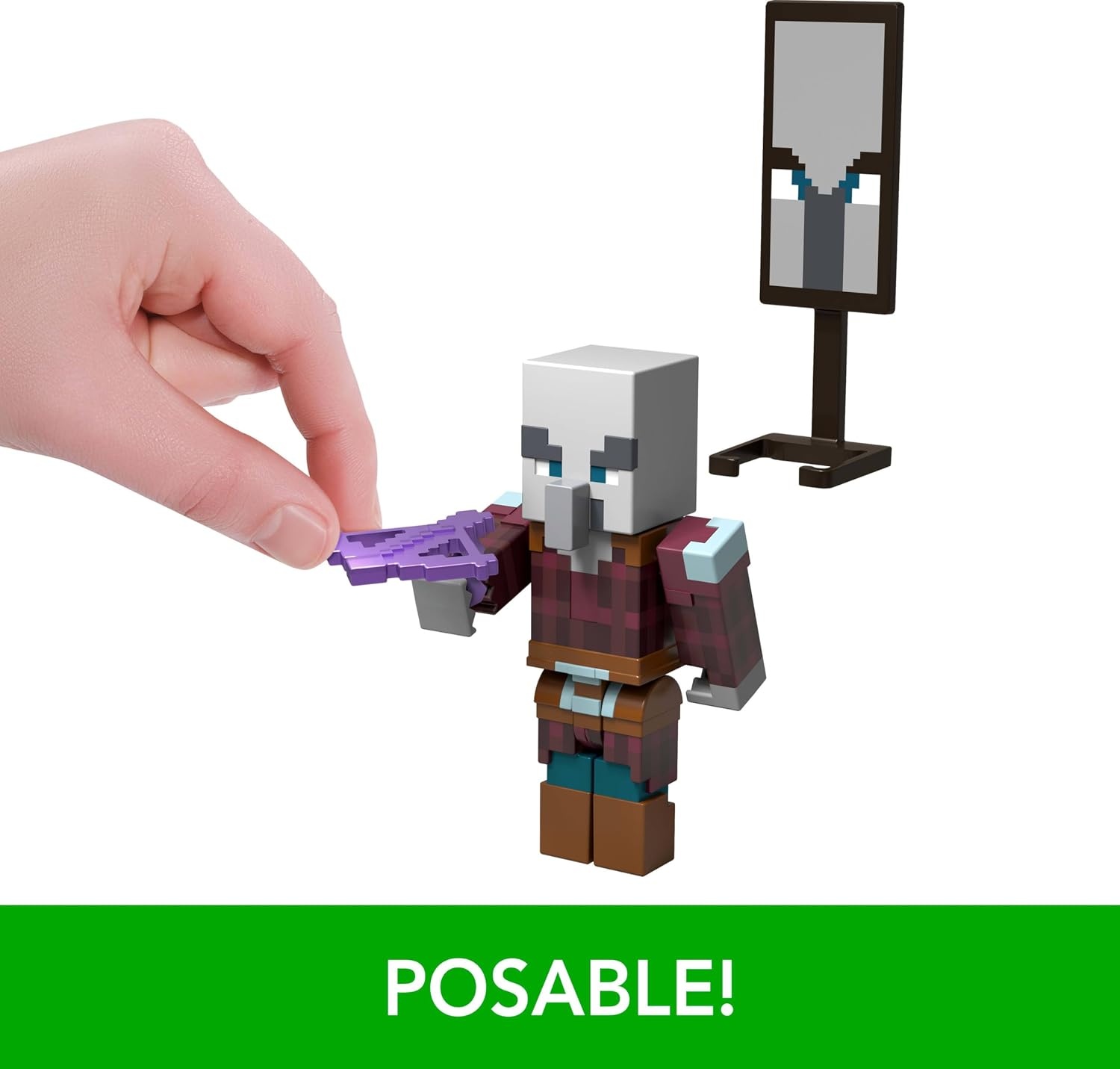 image:imageMattel Minecraft Village Raid Pack with 3 Action Figures amp Accessories 325inch Scale Collectible Set Includes Steve for Videogame Players amp Kids Amazon Exclusive