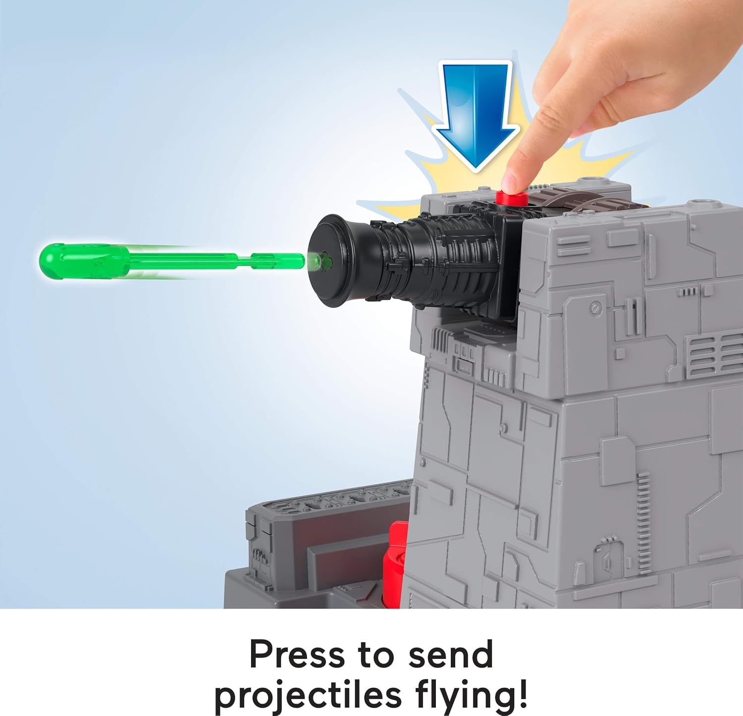 image:imageFisherPrice Imaginext Star Wars Toys Death Star Turret Cannon with Darth Vader Metal Character Key for Kids Ages 3 Years