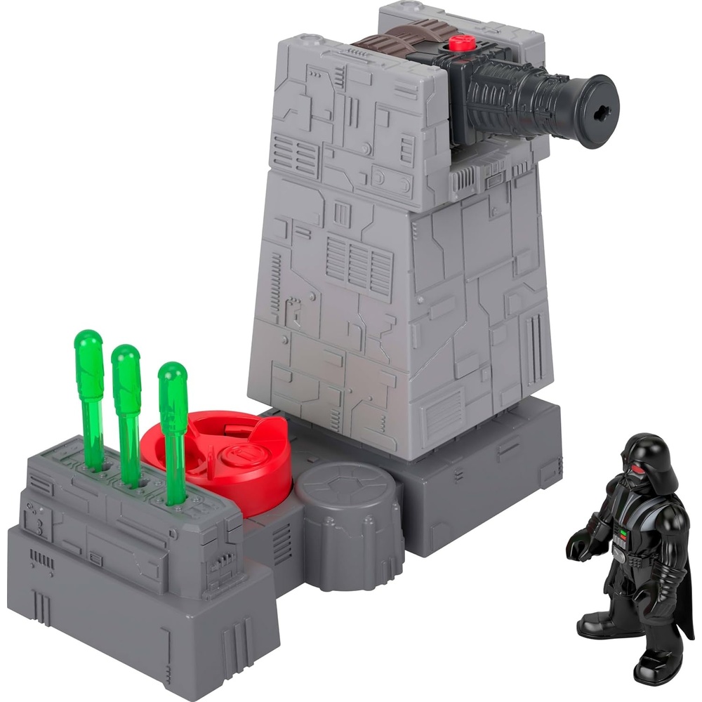 image:imageFisherPrice Imaginext Star Wars Toys Death Star Turret Cannon with Darth Vader Metal Character Key for Kids Ages 3 Years