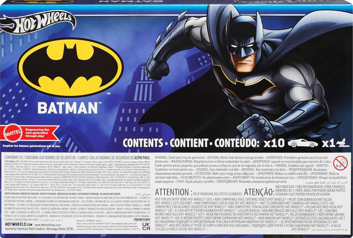 image:imageHot Wheels 164 Scale Toy Cars Batman 5Pack Set of 5 Vehicles from amp Inspired by The DC Super Hero Franchise Includes Batmobile10Pack