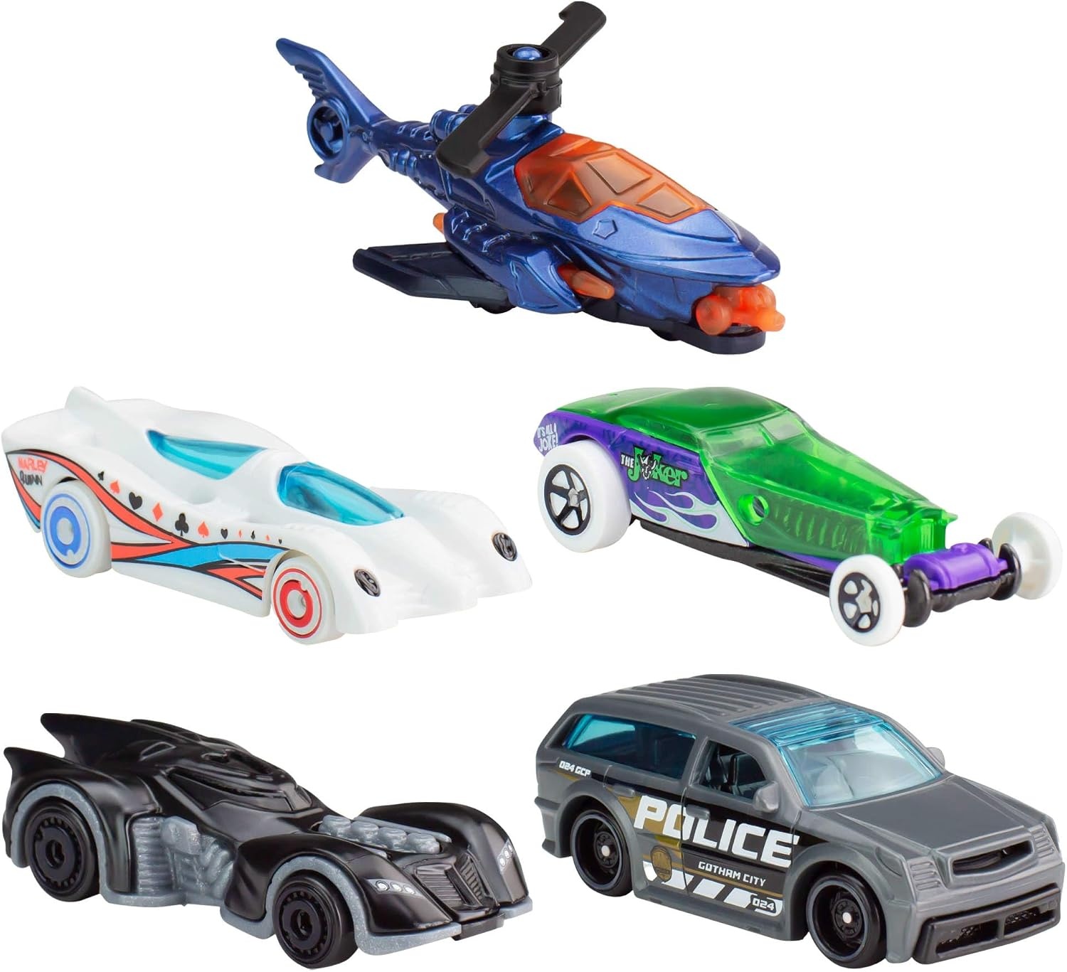 image:imageHot Wheels 164 Scale Toy Cars Batman 5Pack Set of 5 Vehicles from amp Inspired by The DC Super Hero Franchise Includes Batmobile5Pack