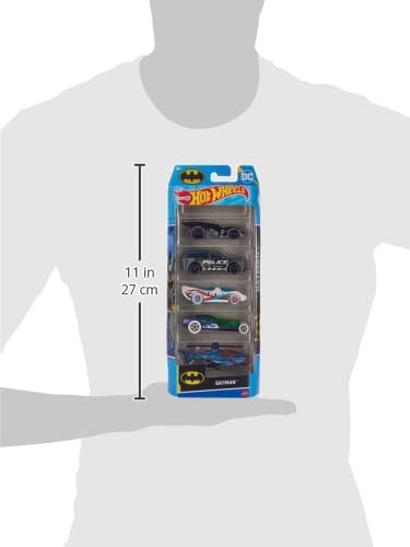 image:imageHot Wheels 164 Scale Toy Cars Batman 5Pack Set of 5 Vehicles from amp Inspired by The DC Super Hero Franchise Includes Batmobile5Pack