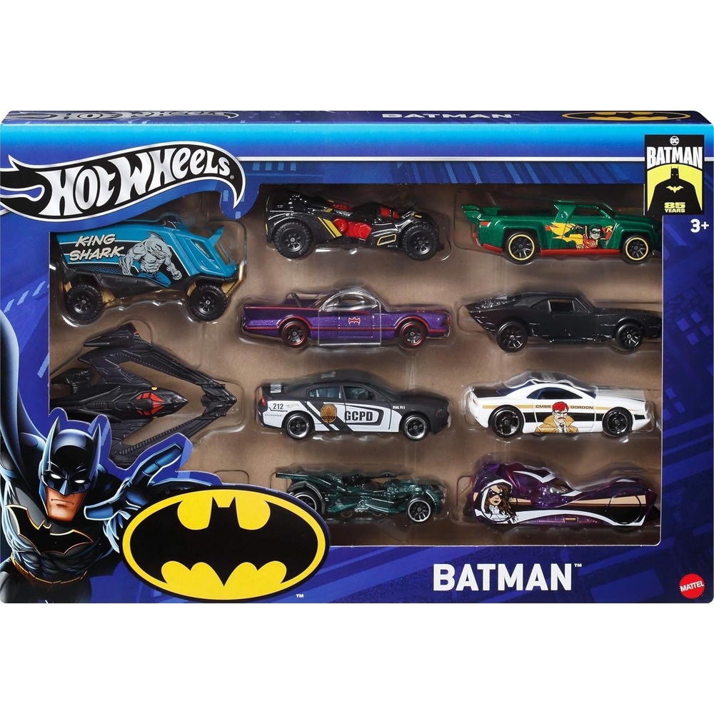 image:imageHot Wheels 164 Scale Toy Cars Batman 5Pack Set of 5 Vehicles from amp Inspired by The DC Super Hero Franchise Includes Batmobile10Pack