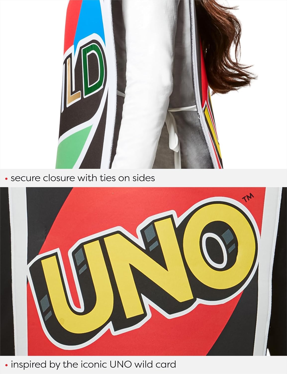 image:imageMattel Uno Wild Card Costume for Kids by Rubies Unisex One Size