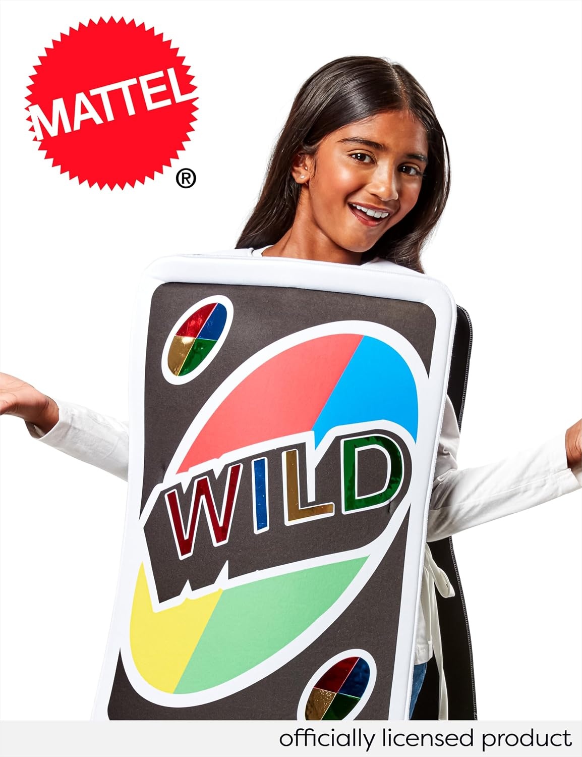 image:imageMattel Uno Wild Card Costume for Kids by Rubies Unisex One Size
