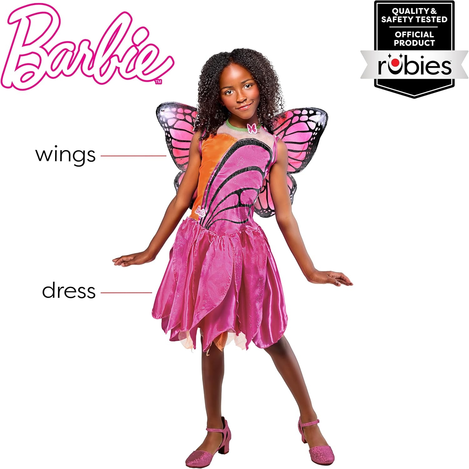 image:imageRubies Barbie Costume for Kids Girls CostumePink