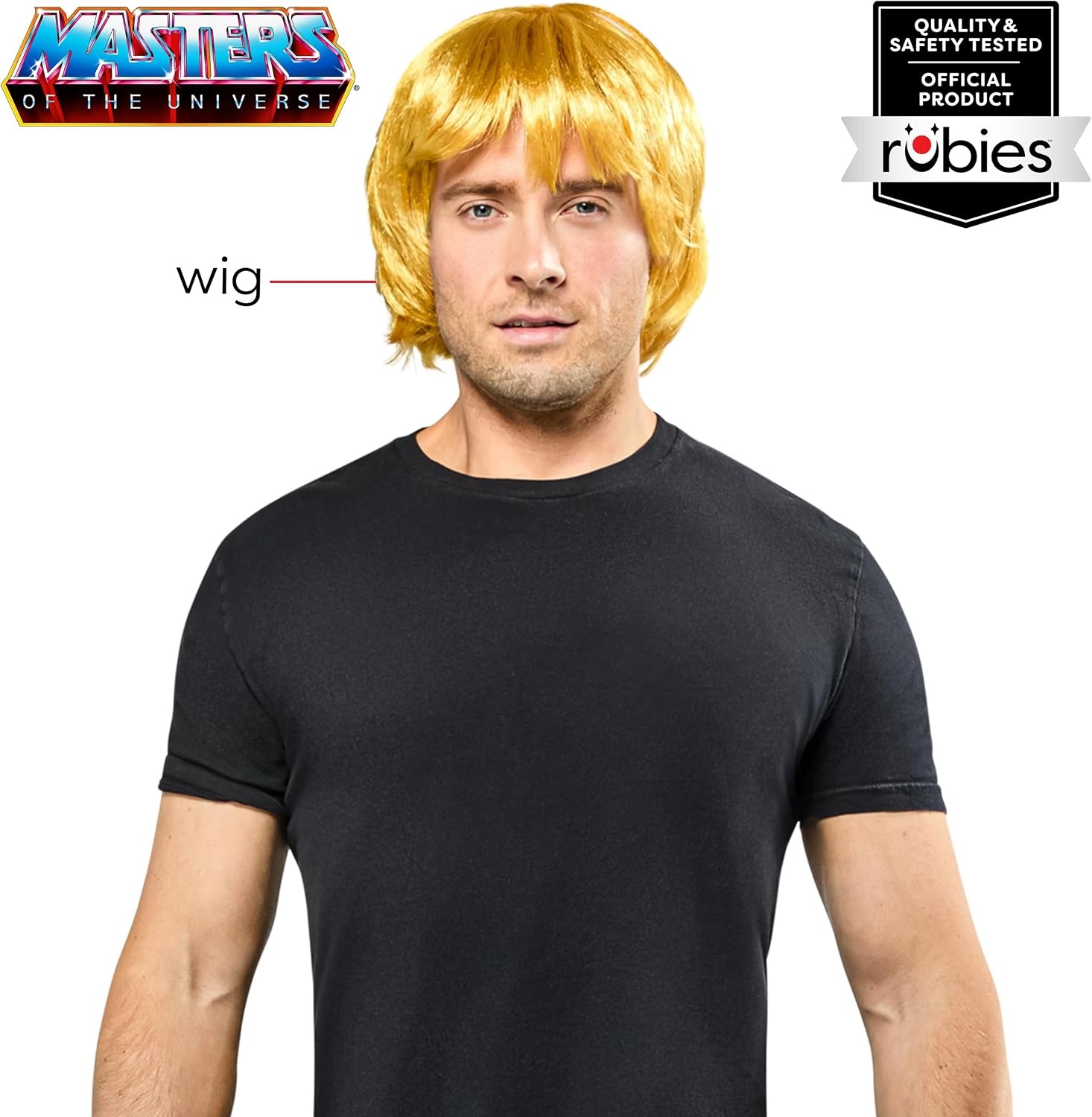 image:imageRubies Masters of The Universe Revelation HeMan Adult Wig for Adults Mens One Size Yellow