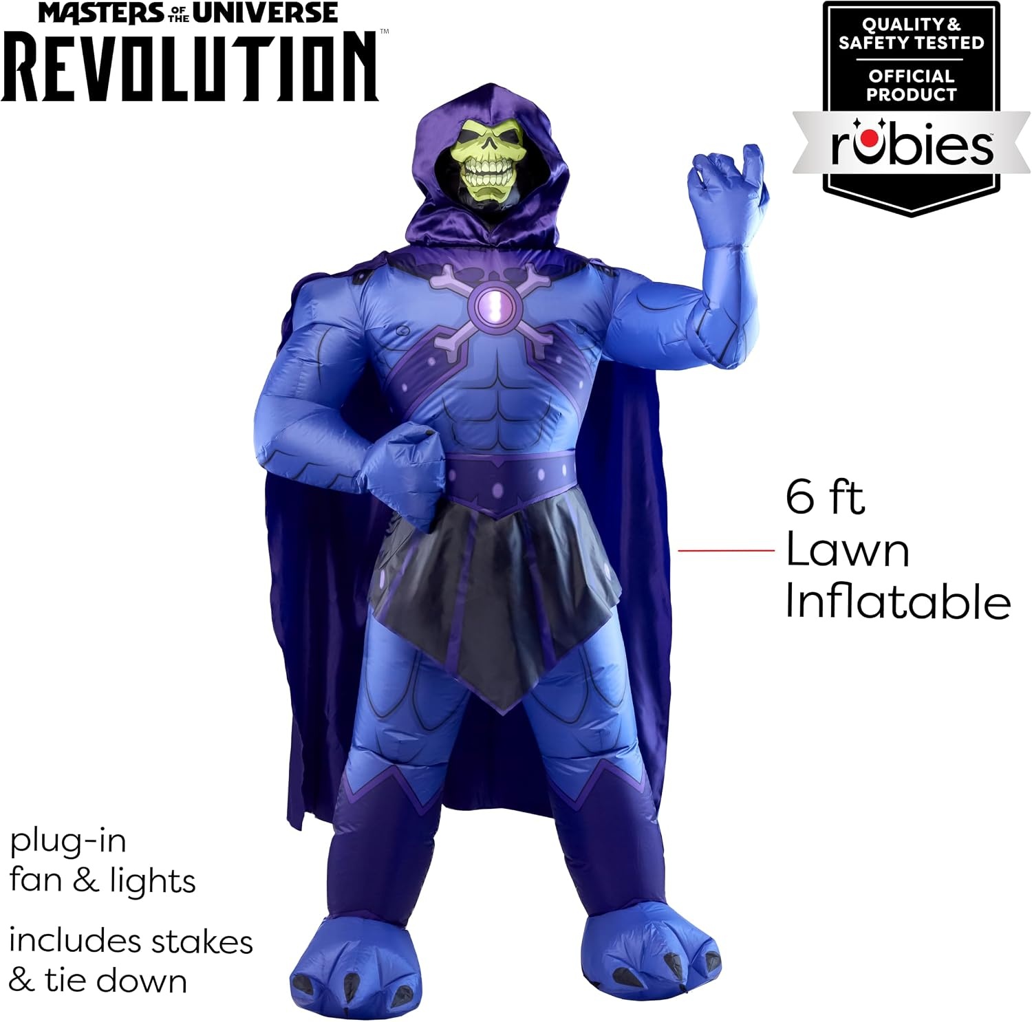 image:imageRubies Masters of The Universe Revelation Skeletor Inflatable 6 Feet Tall