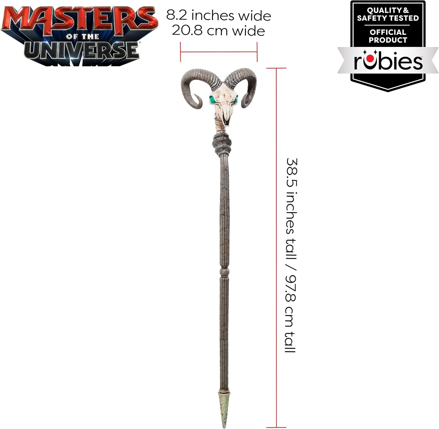 image:imageRubies Masters of The Universe Skeletor Costume Accessory Havoc Staff Gray