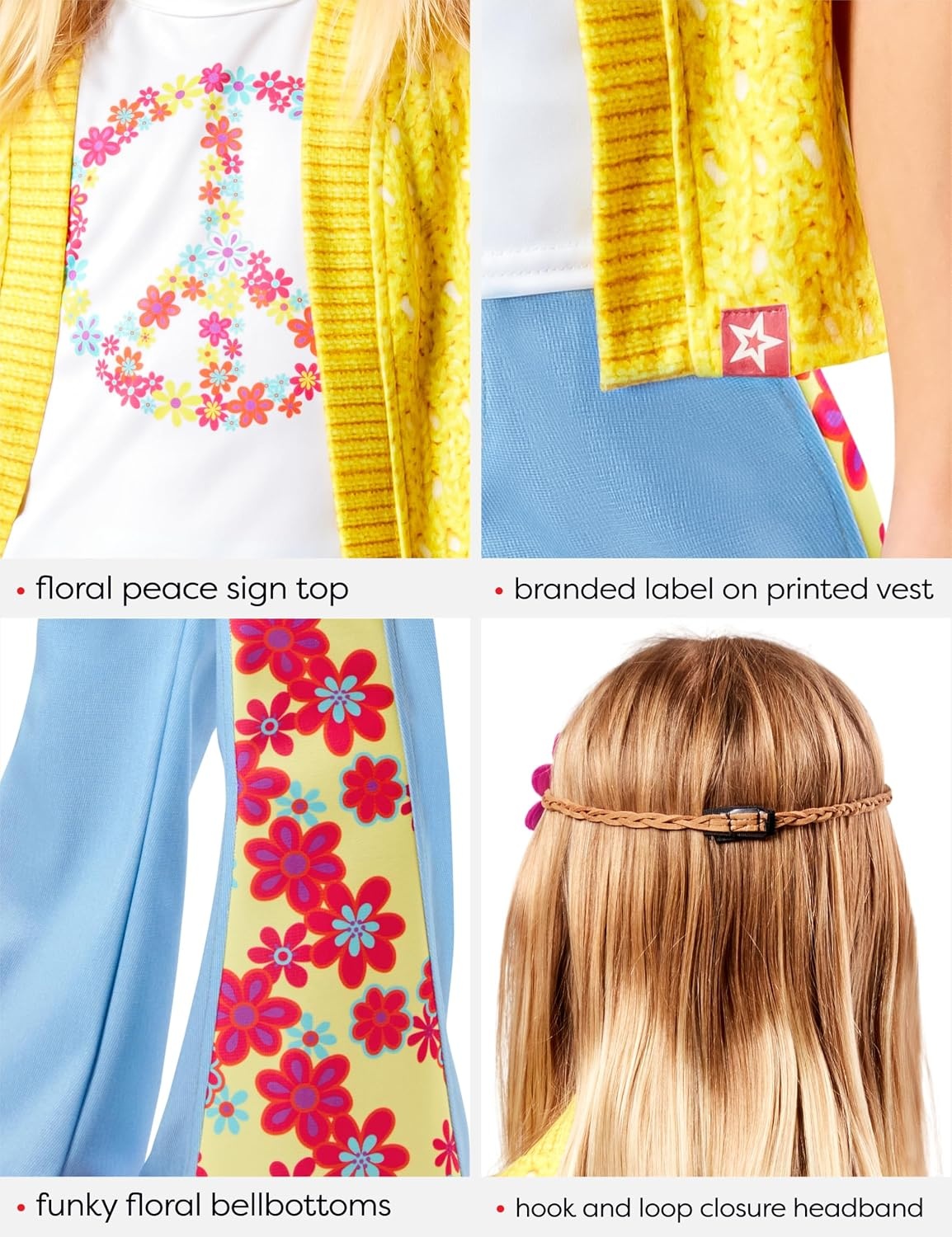 image:imageRubies at Party City American Girl Costume for Kids Girls CostumeJulie Costume