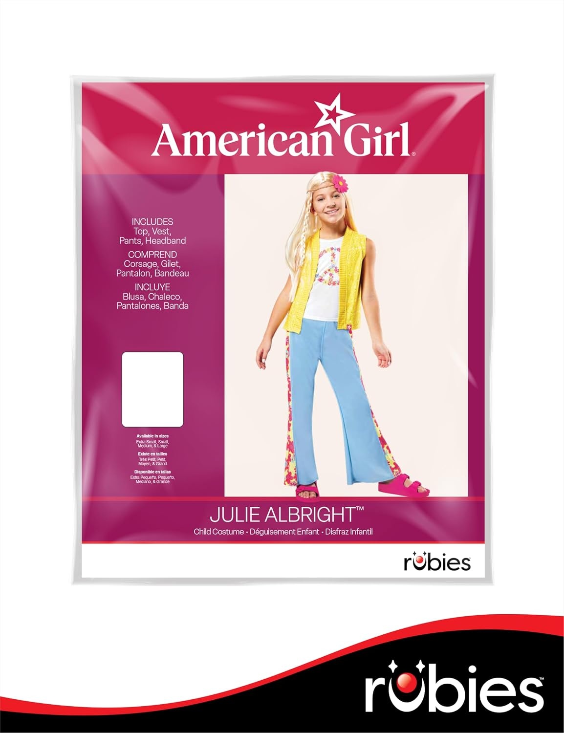 image:imageRubies at Party City American Girl Costume for Kids Girls CostumeJulie Costume