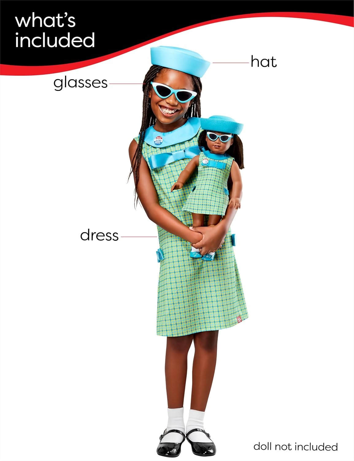 image:imageRubies at Party City American Girl Costume for Kids Girls CostumeMelody Costume