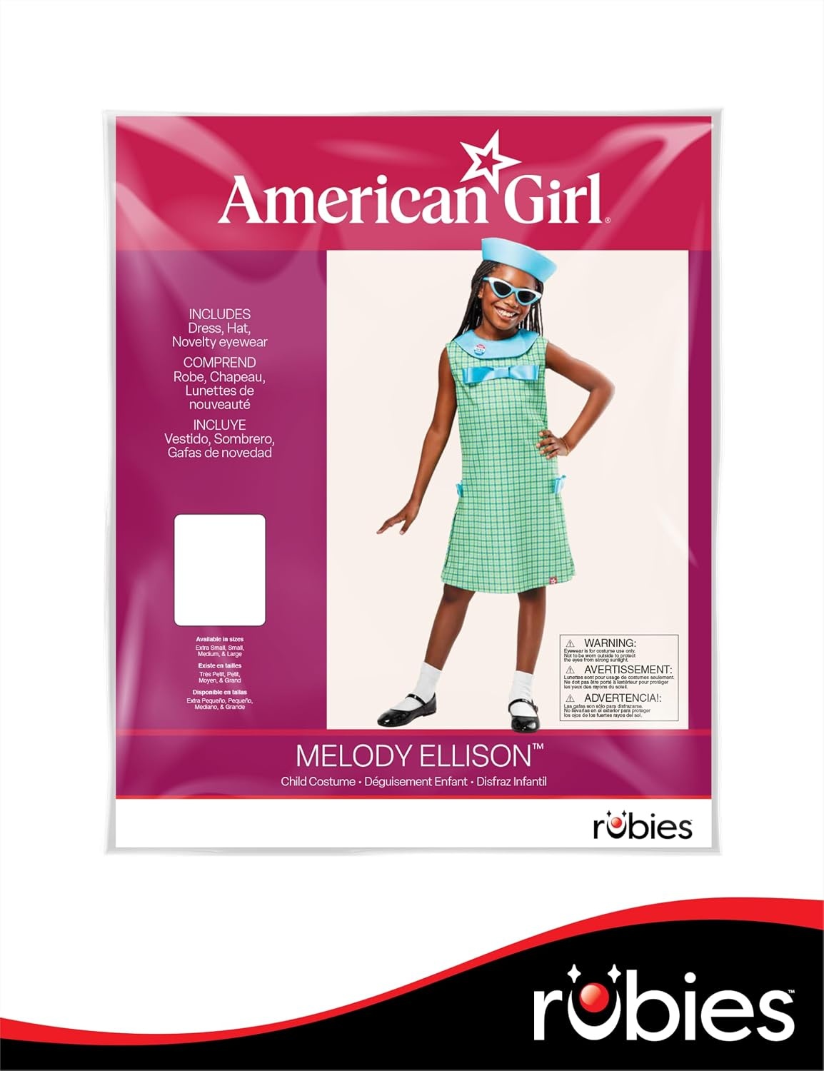 image:imageRubies at Party City American Girl Costume for Kids Girls CostumeMelody Costume