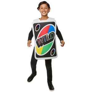 Mattel Uno: Wild Card Costume for Kids by Rubies, Unisex One Size