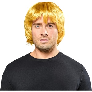 Rubies Masters of The Universe: Revelation: He-Man Adult Wig for Adults, Men’s One Size Yellow