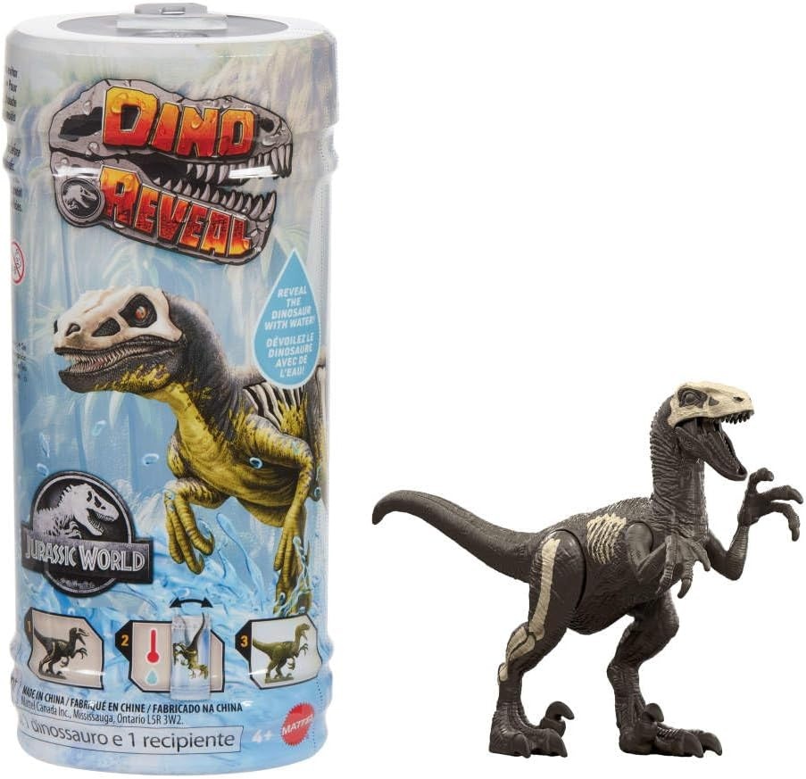 image:imageMattel Jurassic World Dino Reveal Dinosaur Toys Unpack Surprise amp Warm Water Uncovers Full Decoration 5 to 7 Inches Species Vary